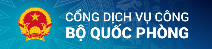 Cổng dịch vụ công Bộ Quốc phòng