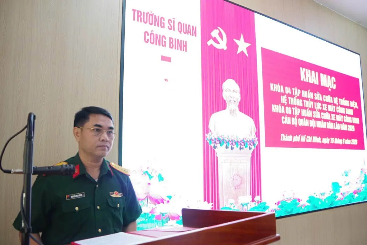 KHAI MẠC CÁC KHÓA TẬP HUẤN CHUYÊN NGÀNH CÔNG BINH