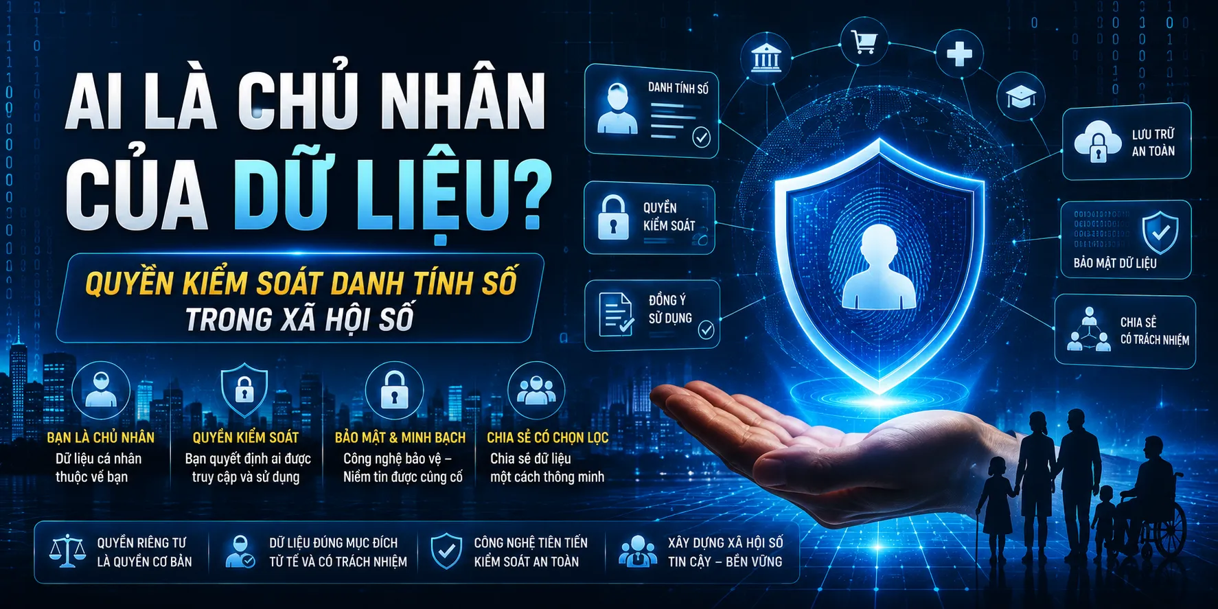 Ai là chủ nhân của dữ liệu: Quyền kiểm soát danh tính số trong xã hội số