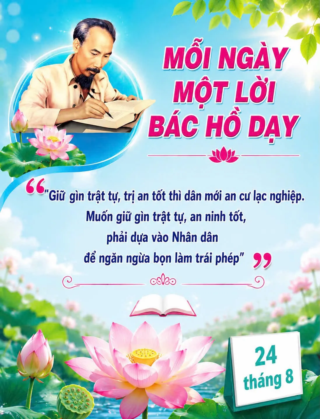Mỗi ngày một lời Bác dạy banner